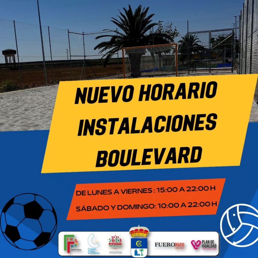 Nuevo Horario De Las Instalaciones Deportivas Del Bulevar