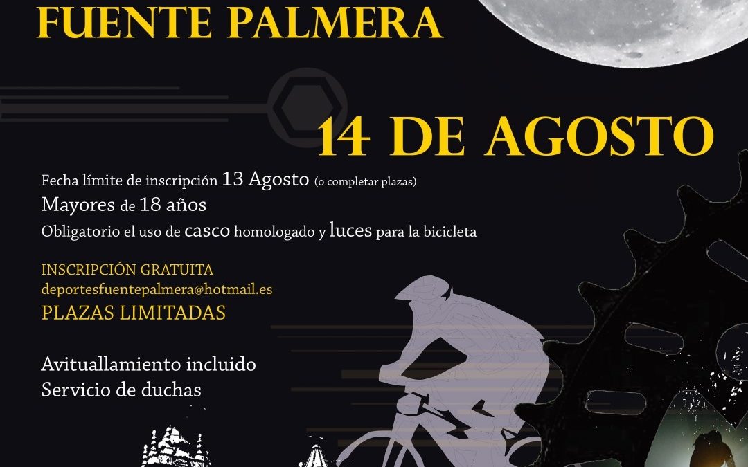Marcha nocturna MTB Viernes 14 Agosto