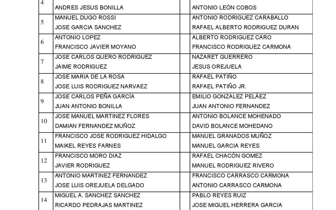 2ª Jornada liga de padel