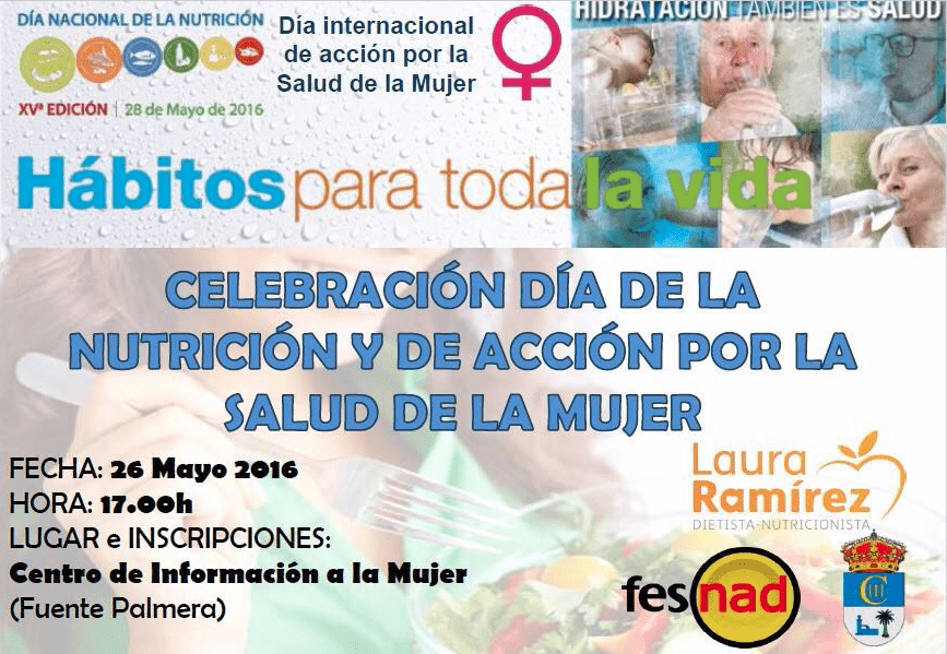 Día de la Nutrición y de Acción por la Salud de la Mujer. 26 de mayo a las 17:00 horas 1