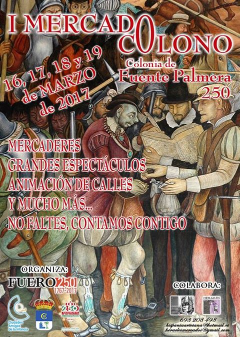 El Mercado Colono!! 16,17,18,19 de Marzo de 2017! 1