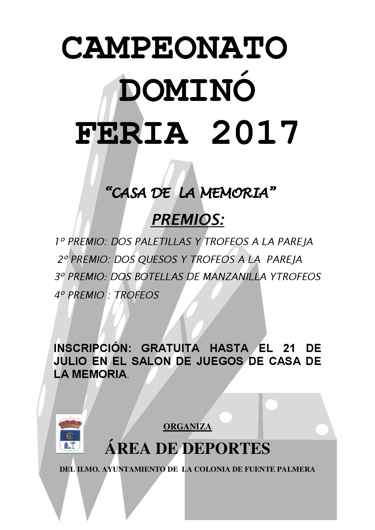 Cartel Domino Feria 2017 1