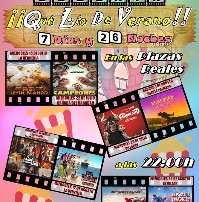 EL CINE DE VERANO LLEGA A LA COLONIA