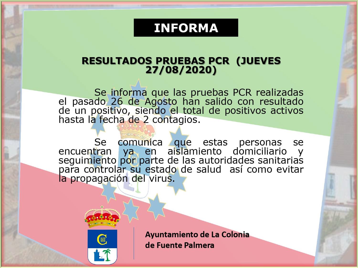 Pruebas PCR Covid Fuente Palmera