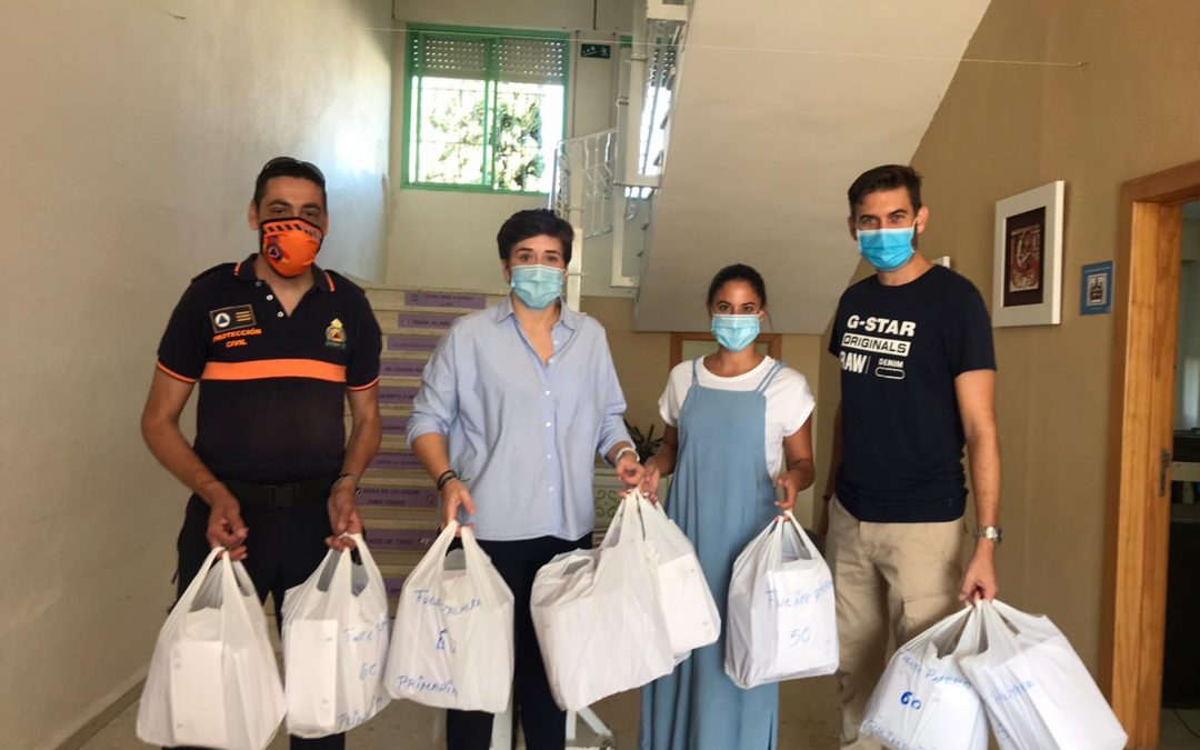 REPARTO DE MÁS DE 3.000 MASCARILLAS EN LOS COLEGIOS