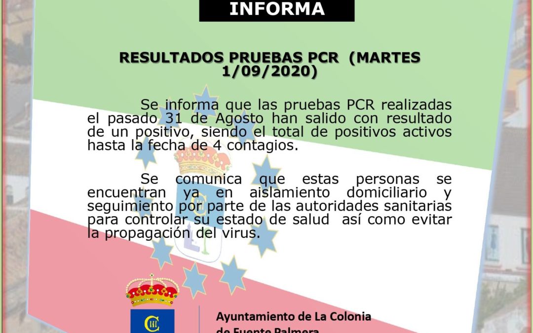 CUARTO CASO POSITIVO DE COVID 19 EN LA COLONIA