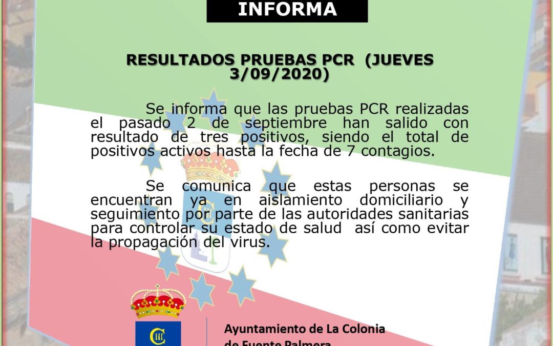 ASCIENDEN A SIETE LOS CASOS ACTIVOS DE COVID 19 EN LA COLONIA