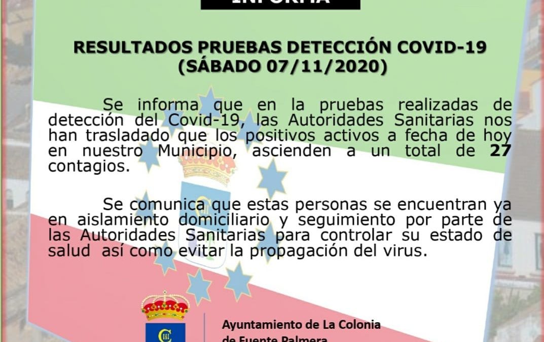 DATOS COVID 19 A 7 DE NOVIEMBRE