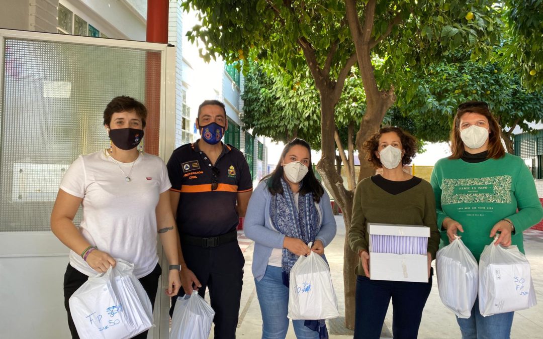 ENTREGA DE 3.300 MASCARILLAS EN LOS CENTROS EDUCATIVOS