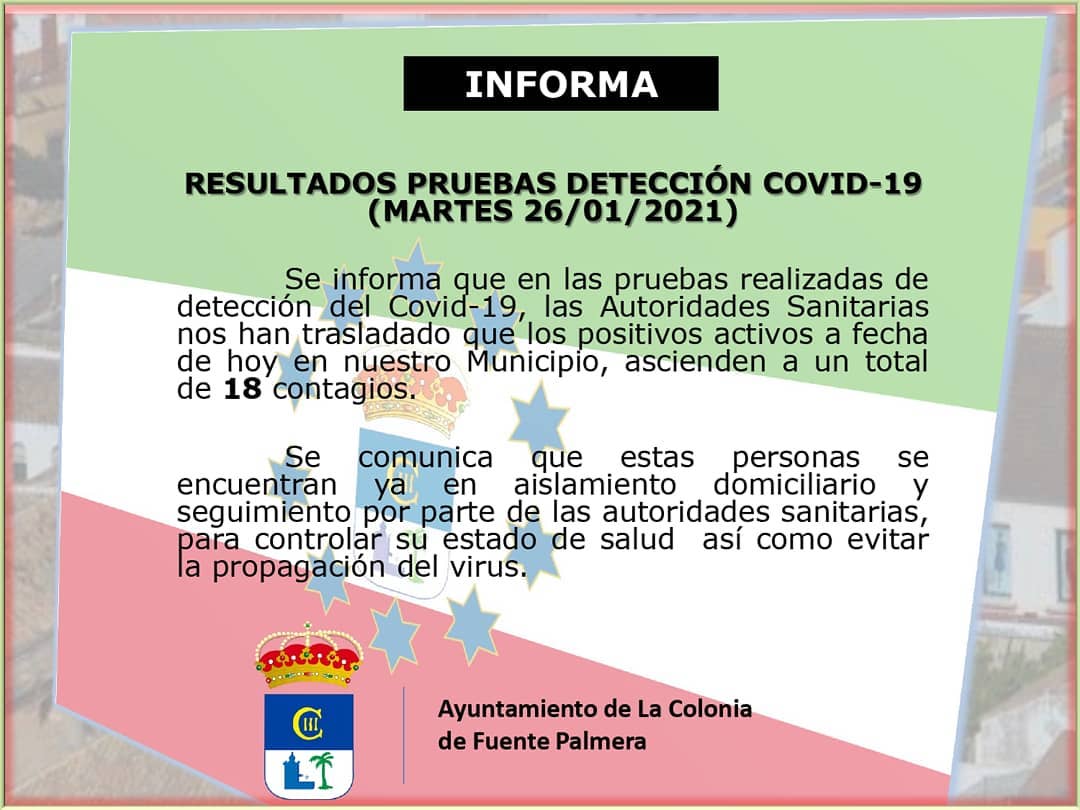 Información Covid-19 Fuente Palmera