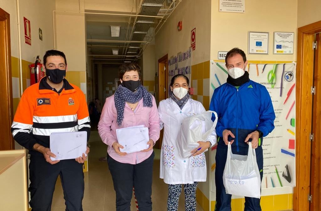 ENTREGA DE 3.500 MASCARILLAS FFP2 A LOS CENTROS EDUCATIVOS