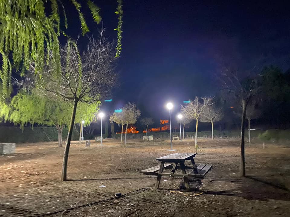 Iluminación Parque Chimeno Silillos Fuente Palmera