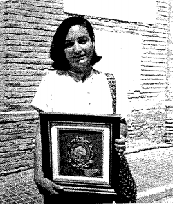 ROSARIO RODRÍGUEZ TORRES. COLONA DEL AÑO 1996