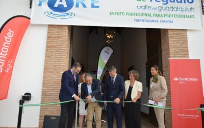 El alcalde inaugura la VI edición de ExpoFare, Feria de la Agricultura de Regadío del Valle del Guadalquivir