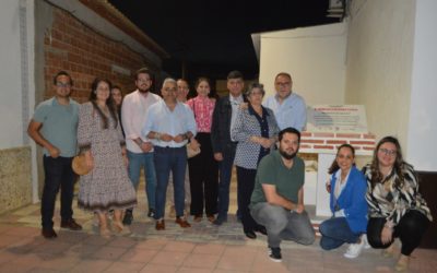 Inauguración de los monolitos en memoria de tres vecinos de La Herrería y La Ventilla