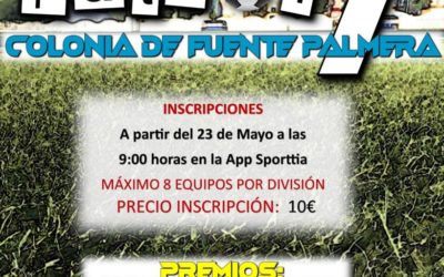 Inscripciones para la Liga de Fútbol 7 Colonia de Fuente Palmera