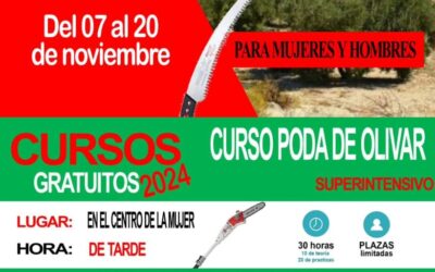 Curso gratuito de poda de olivar