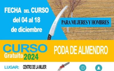 Curso gratuito de poda de almendro