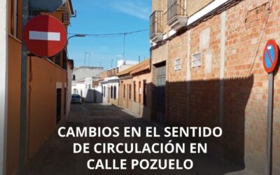 Cambios en la ordenación del tráfico en la calle Pozuelo de Fuente Palmera