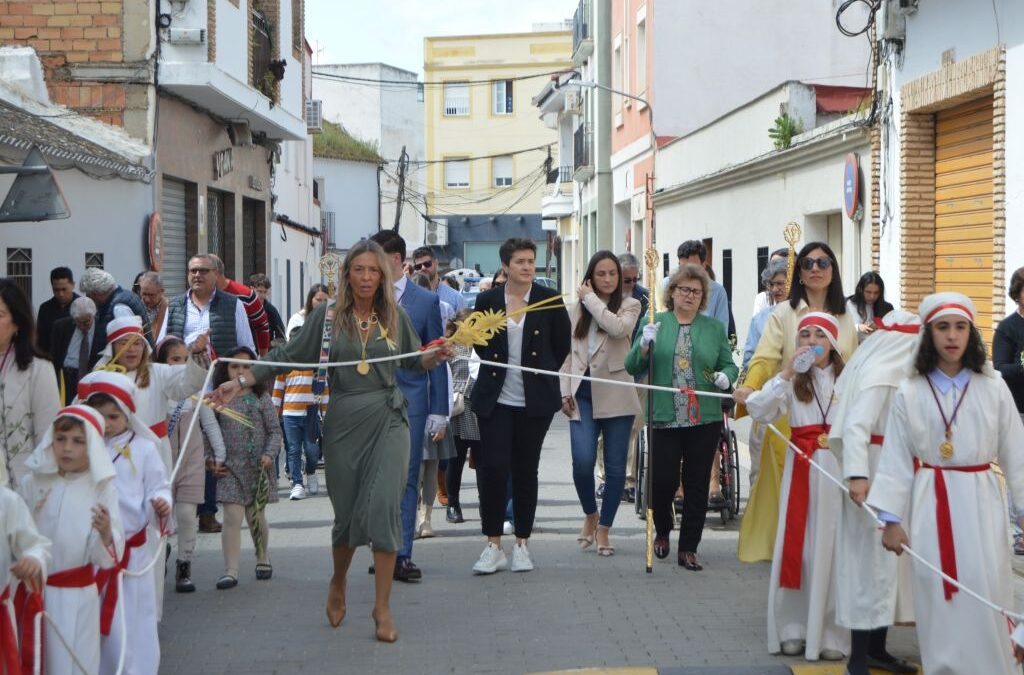 Participación en la procesión de La Borriquita